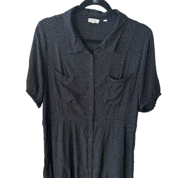 FatFace Riley Shirt Dress black and white Size 14 - Picture 6 of 11